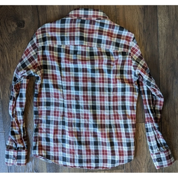 Zara Men’s Textured Long Sleeve Shirt Multicolor Plaid Print Stripes Size XL. - Picture 11 of 13